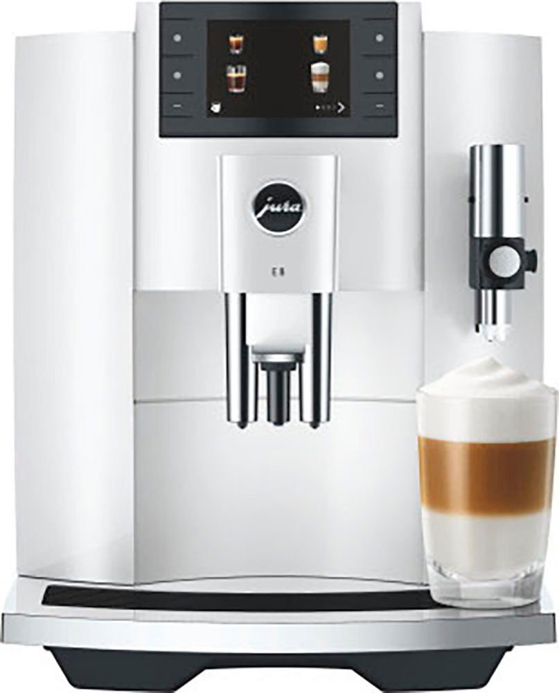 JURA Kaffeevollautomat 15585 E8 Piano White (EC)