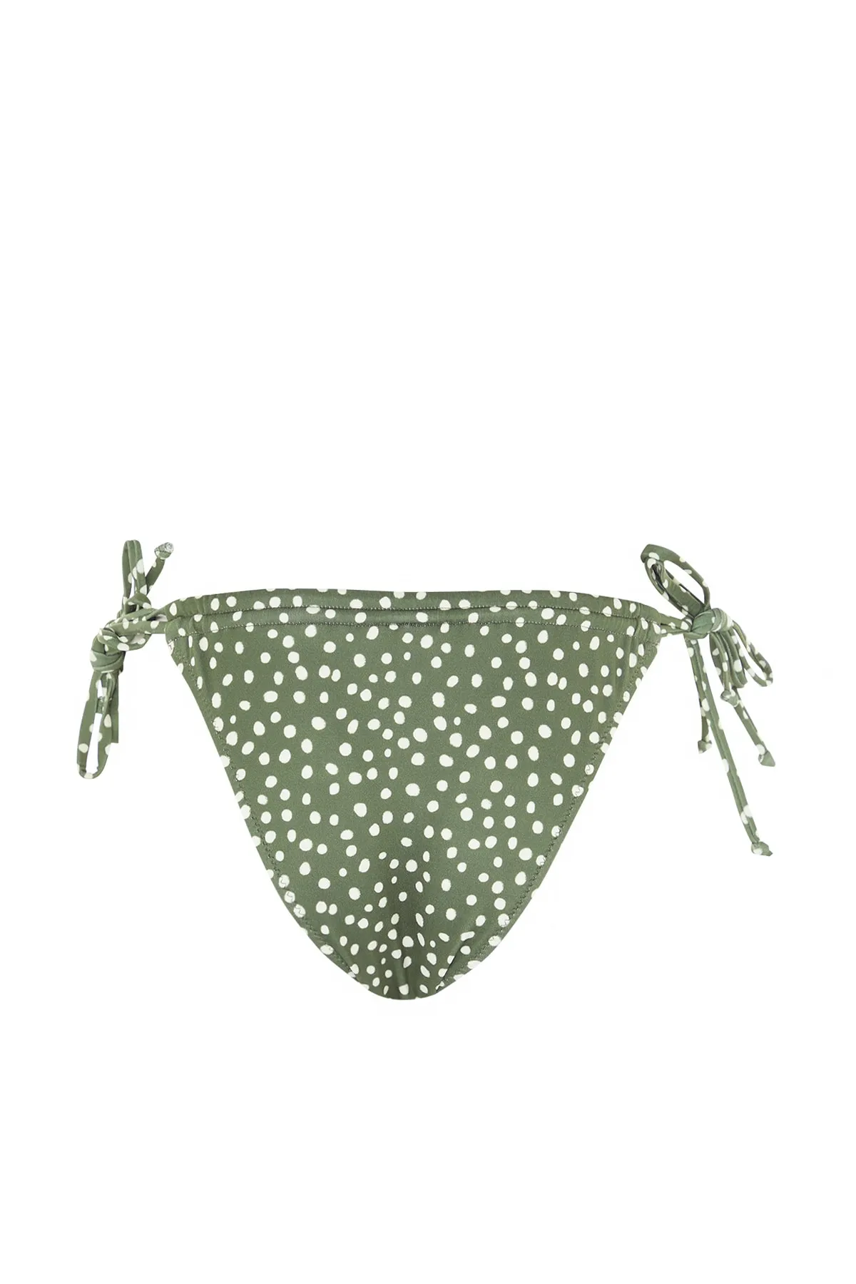 Trendyol Collection  Bikinihose mit gepunktetem Tunnel und hohem Beinausschnitt TBESS23BA00193