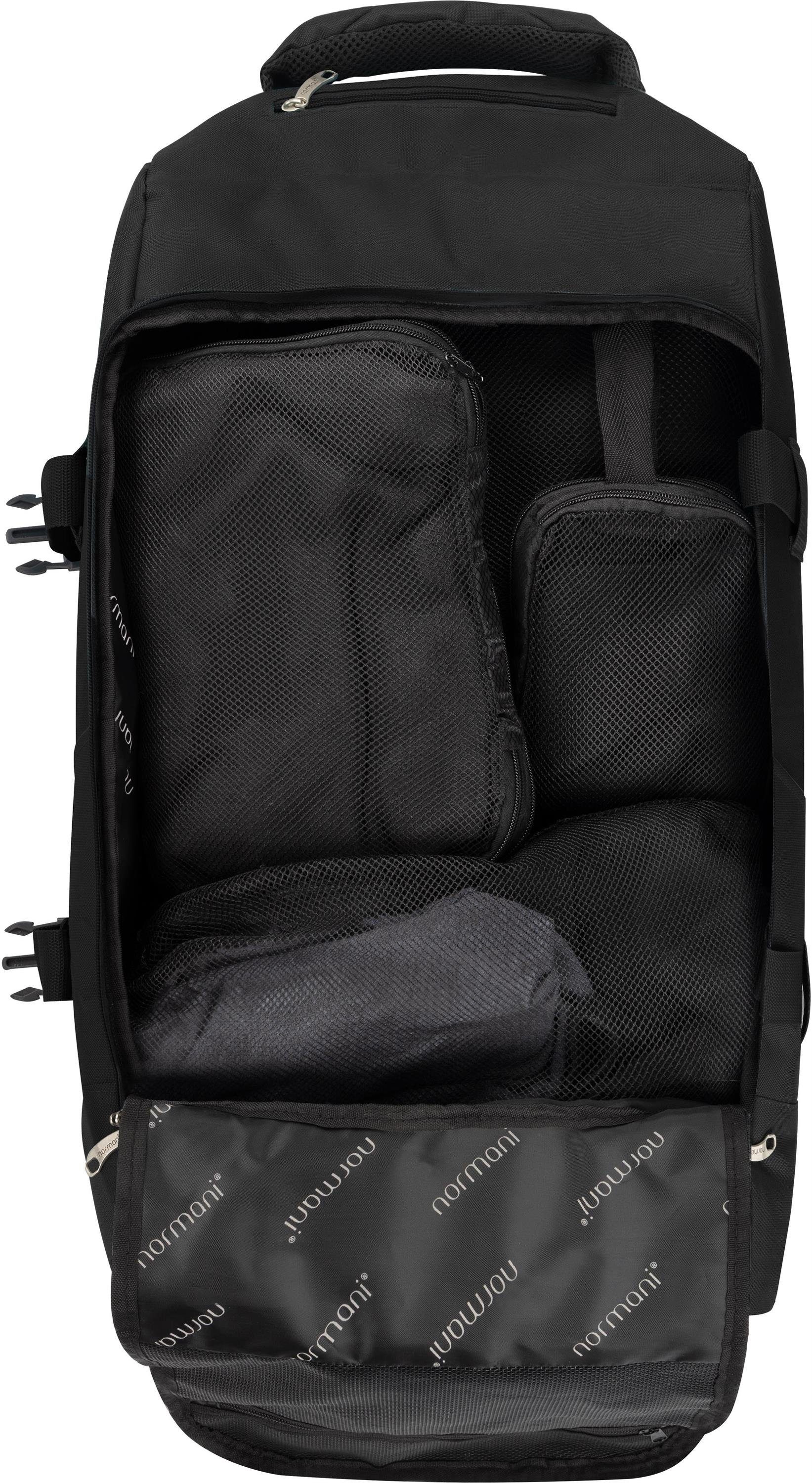 normani Reisetasche, Rucksack mit Trolleyfunkion 90 Liter