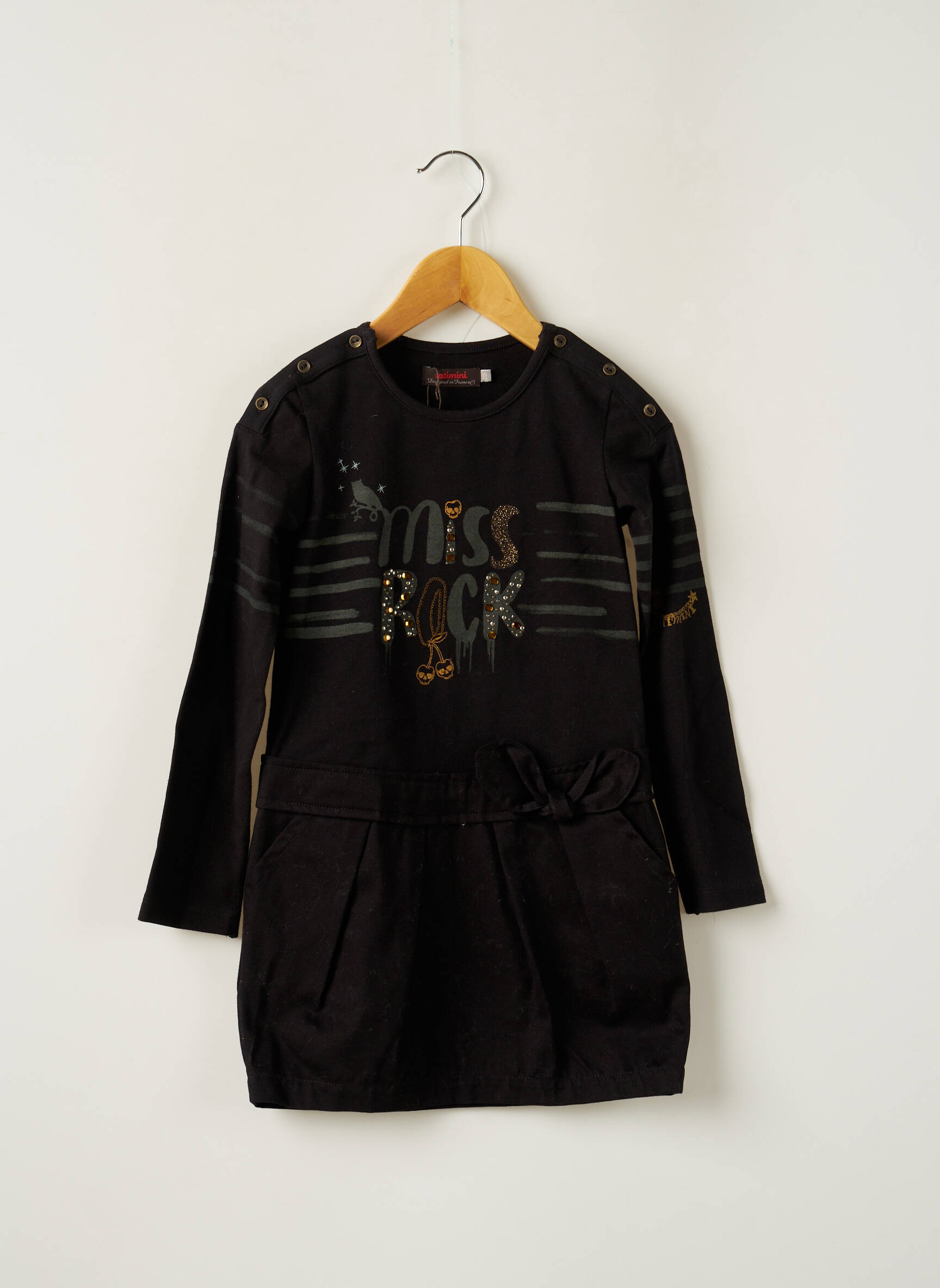 Catimini Robes Mi Longues Fille couleur noir