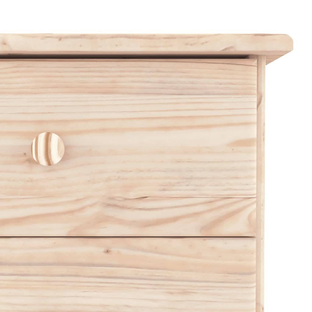 vidaXL Sideboard Highboard ALTA 77x35x165 cm Massivholz Kiefer (1 St)