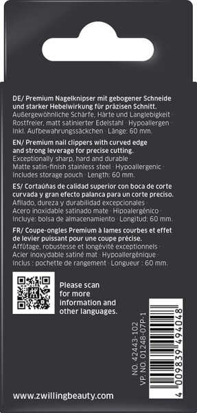 ZWILLING Beauty Premium Nagelknipser - silver Nagelknipser
