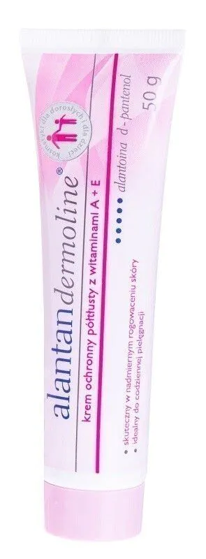 Alantan Dermoline pusiau sodrus apsauginis kremas su vitaminais A ir E