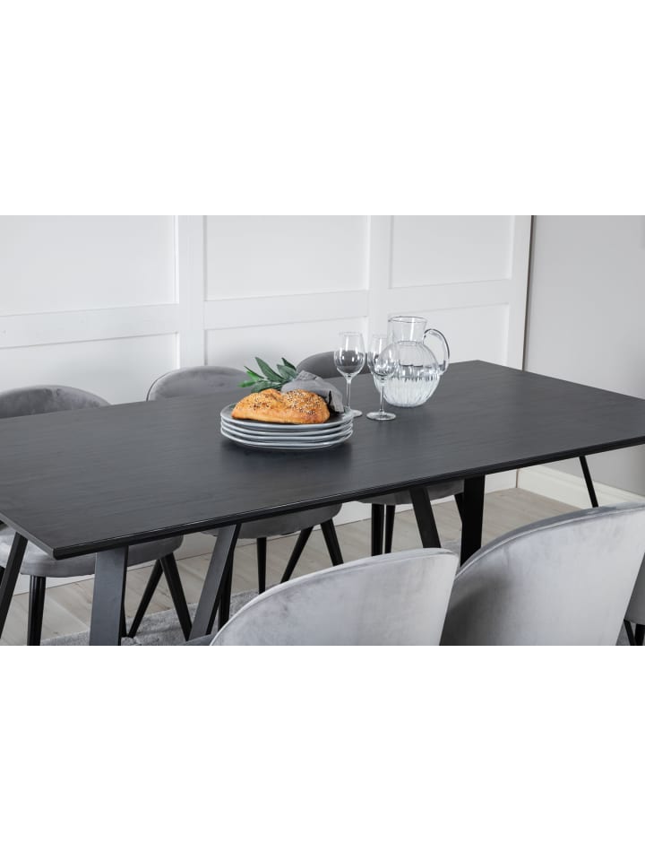 ebuy24 Essgruppe Marina 23 (7-teilig) Hellgrau 90 x 180 cm günstig kaufen onesize
