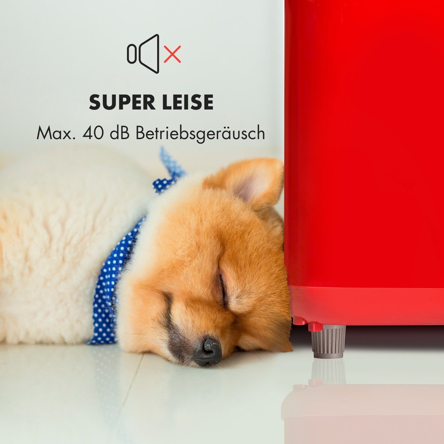 Klarstein Kühl-/Gefrierkombination CO2- Audrey 250R 10032238A, 172 cm hoch, 55 cm breit, Kühlschrank mit Gefrierfach Kühl Gefrierkombination freistehend Retro