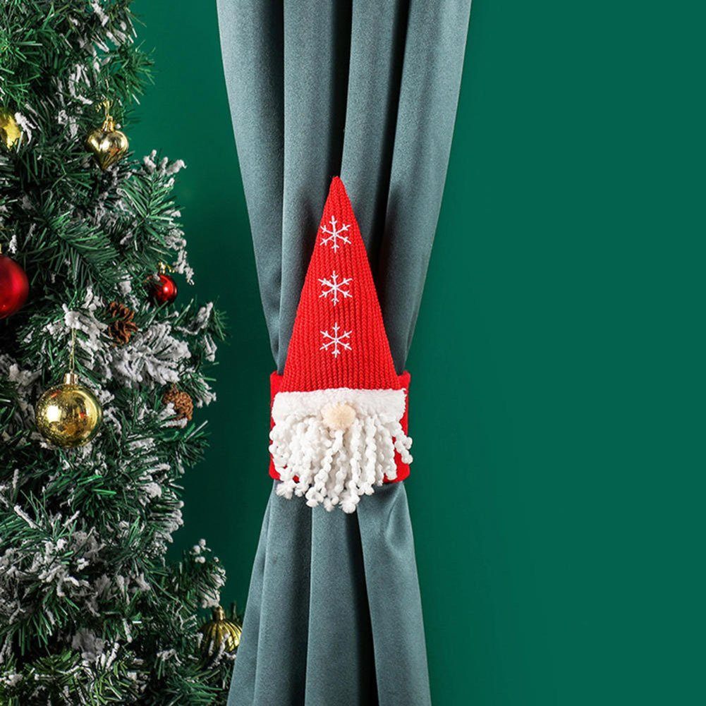Raffhalter Weihnachts-Vorhangschnalle, Abnehmbare, Personalisierte, Blusmart