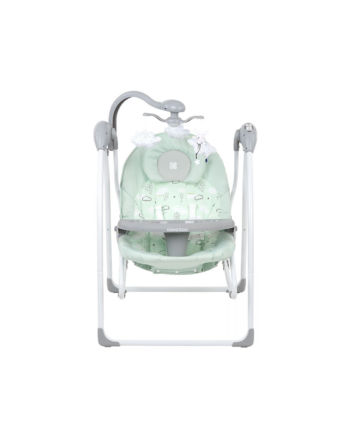 Babyschaukel Mia 2in1, Schaukelstuhl Musik verstellbare Rückenlehne Babywippen