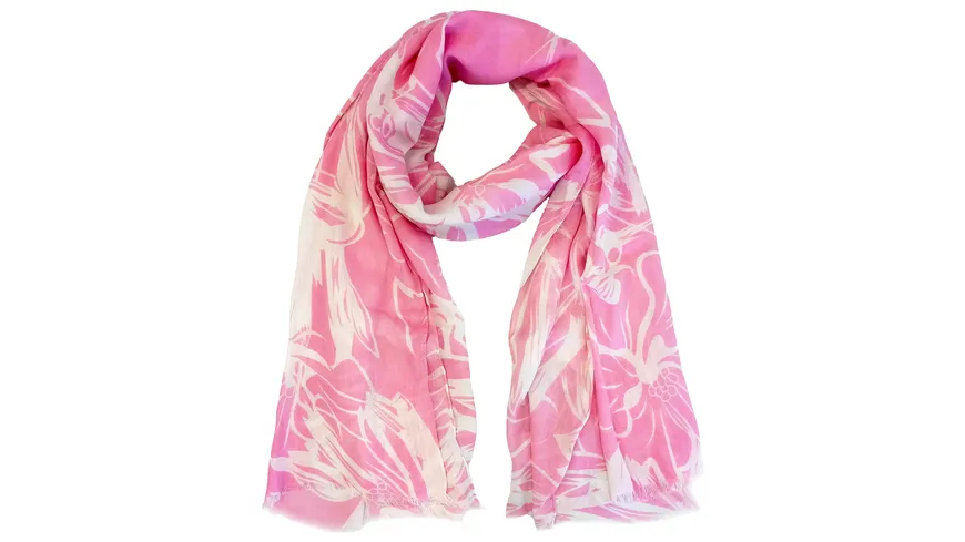 Schal Floral cradle pink