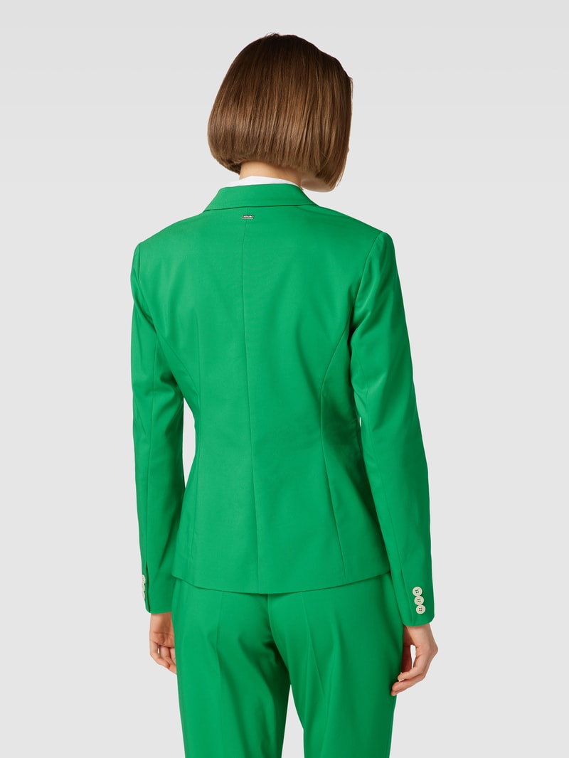 Blazer mit Knopfverschluss in grün