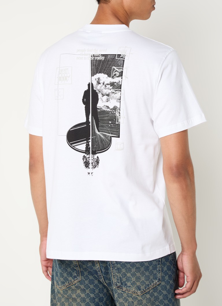 Daily Paper Mirror T-shirt with logo and back print