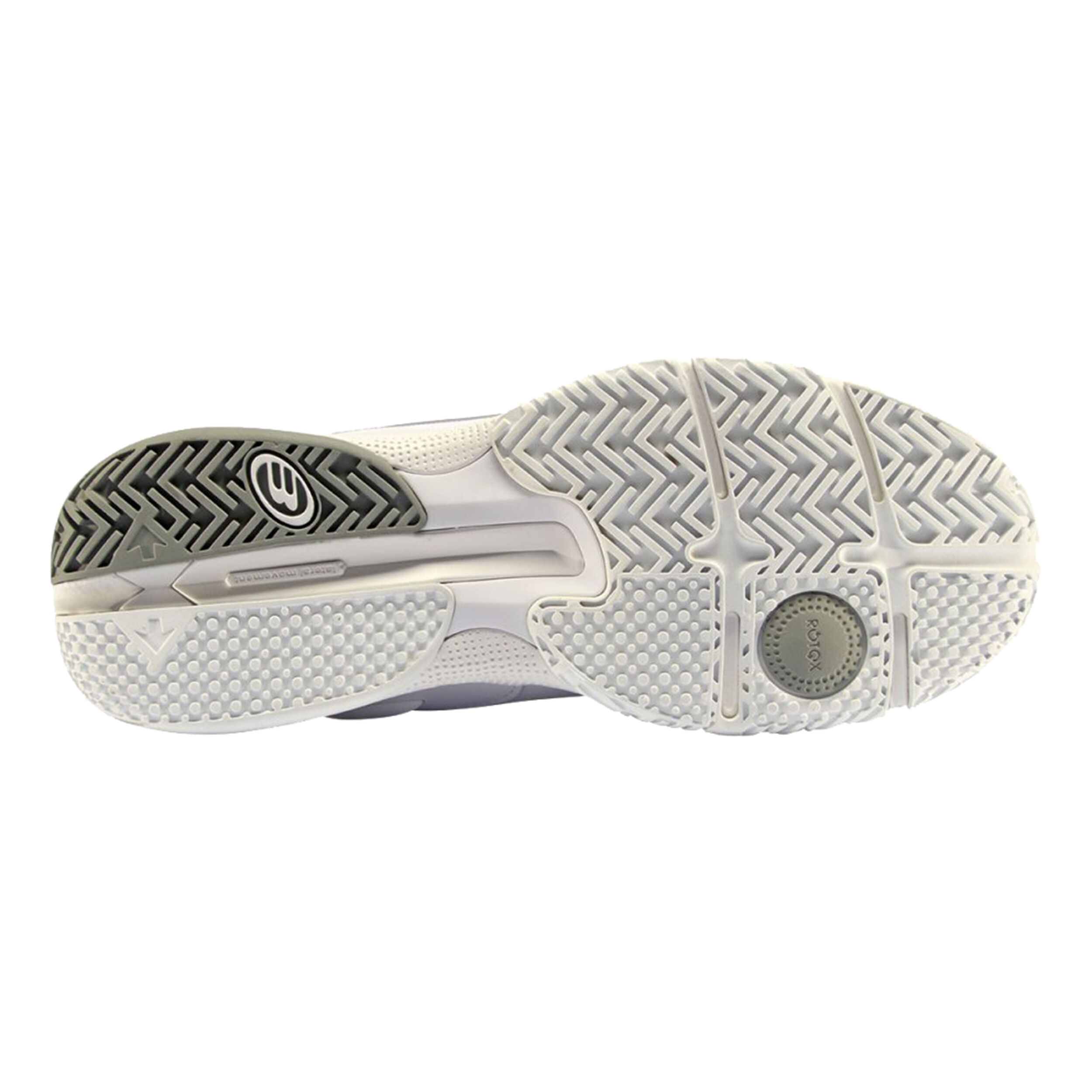 Padelschuh Damen - Weiß, Schwarz