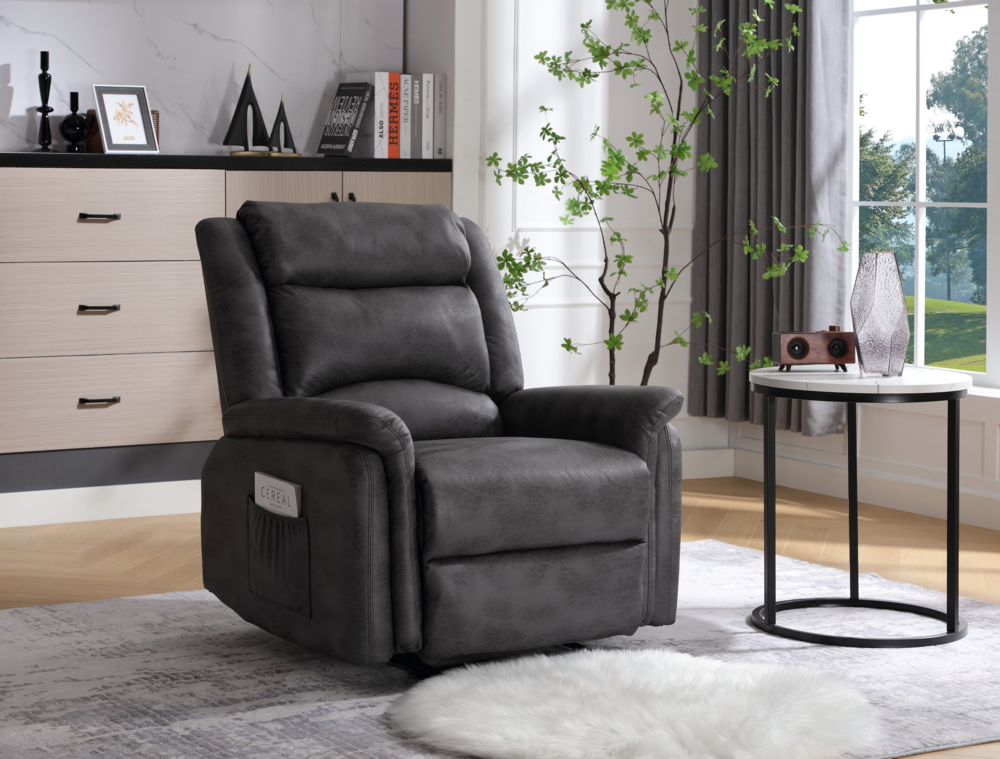 Happy Home Relaxsessel mit verstellbare Rückenlehnen HSP96-GRA