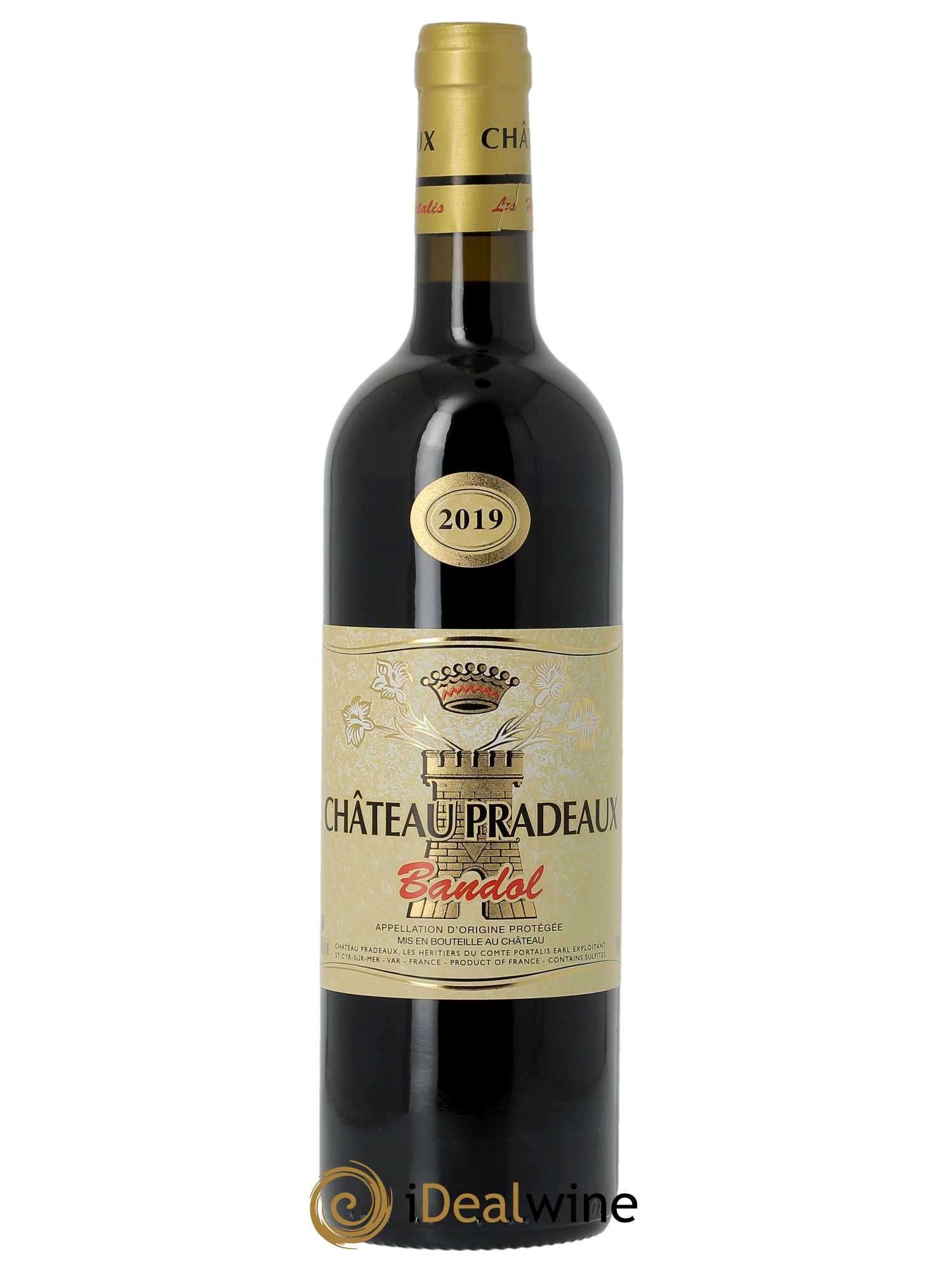 Bandol Château Pradeaux Famille Portalis  2019 - Lot de 1 Bouteille