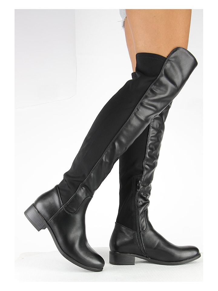 Sixth Sens Stiefel in Schwarz günstig kaufen