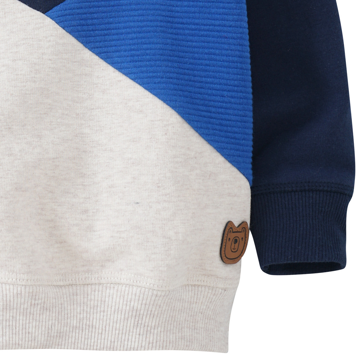 Baby Sweatshirt mit Schalkragen