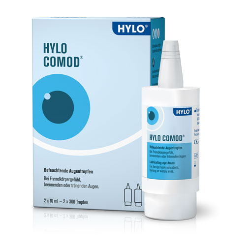 HYLO-COMOD Augentropfen  2X10 ml  Augentropfen