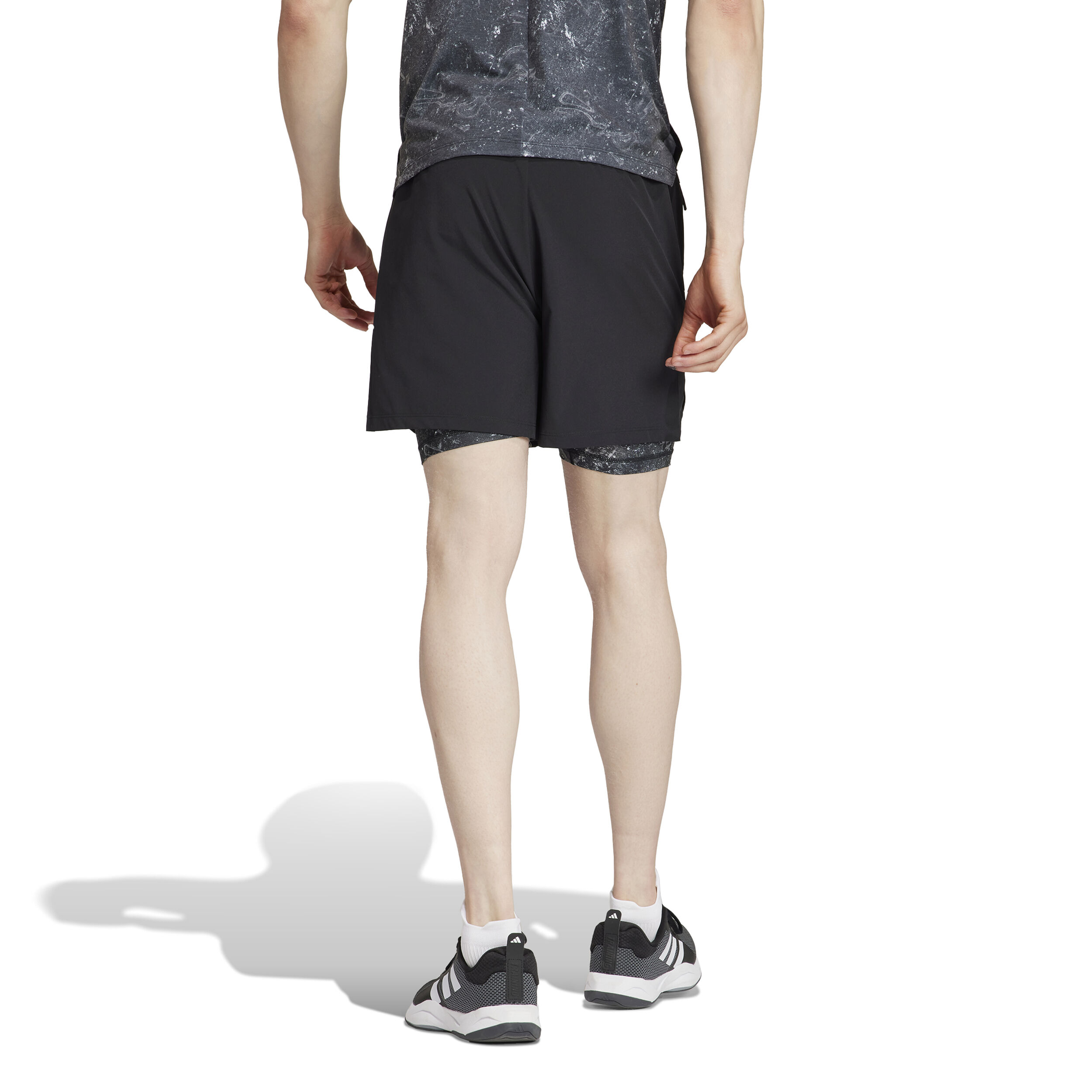 Woven Power 2in1 Shorts Herren - Schwarz