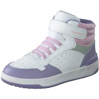 Geox J Washiba Girl Sneaker High in weiß