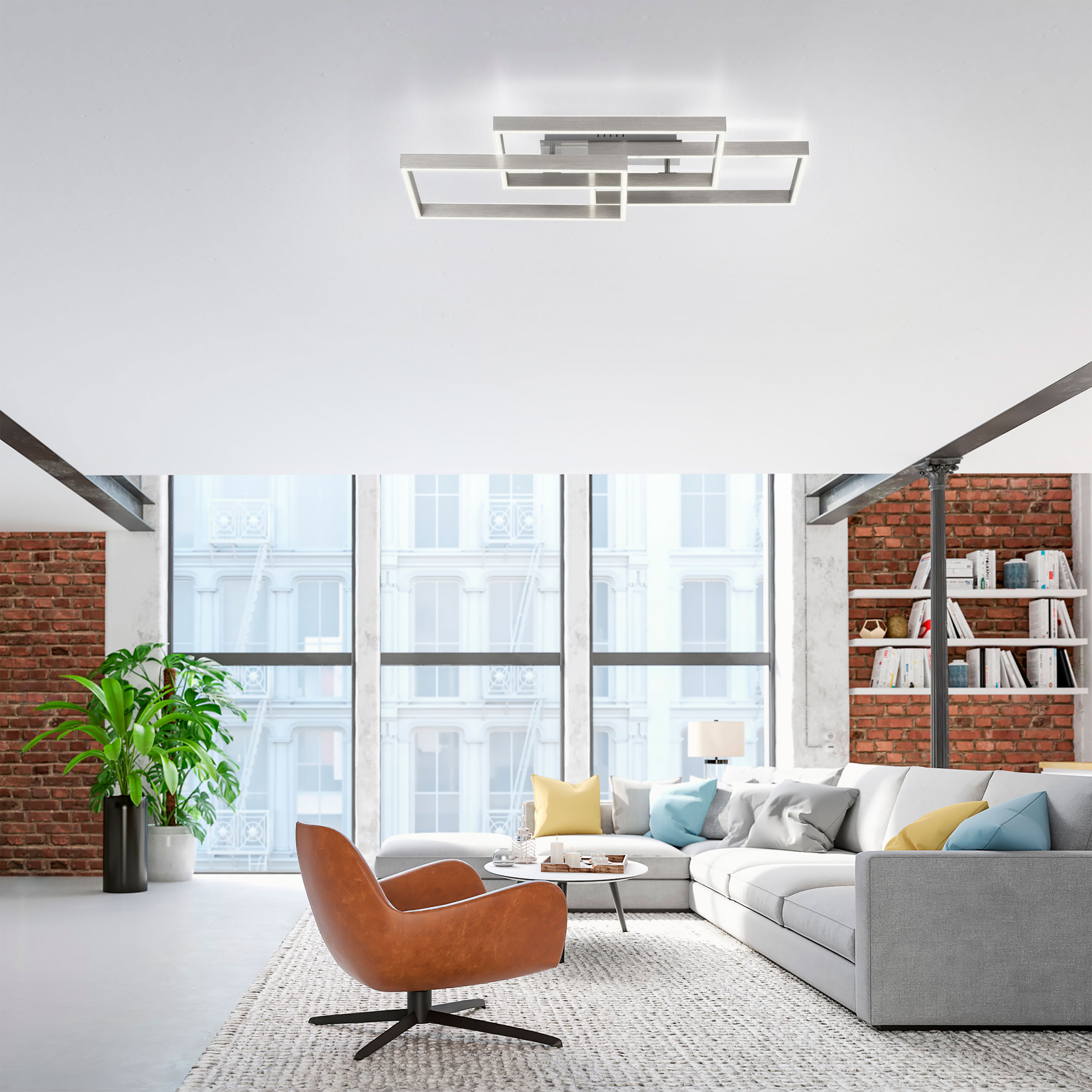 Paul NeuhausLED-Deckenleuchte 2flg