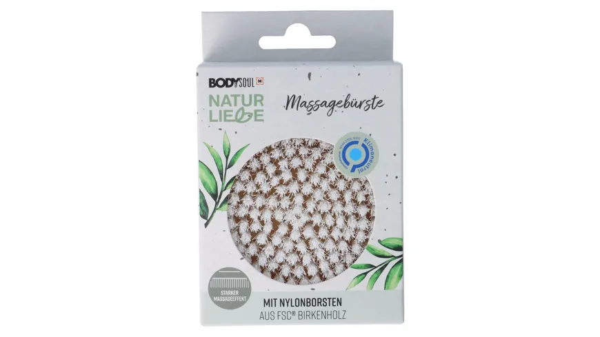BODY&SOUL Birke Handmassagebürste klein