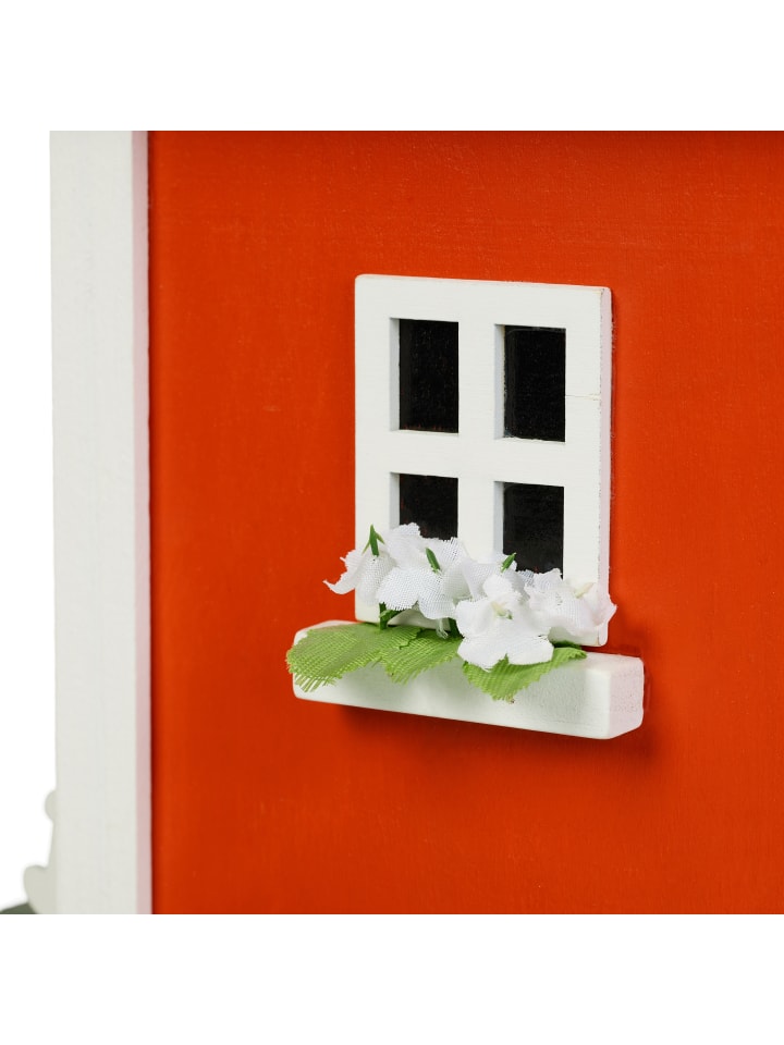 relaxdays Deko Vogelhaus in Bunt - (B)18,5 x (H)25 x (T)18,5 cm günstig kaufen onesize
