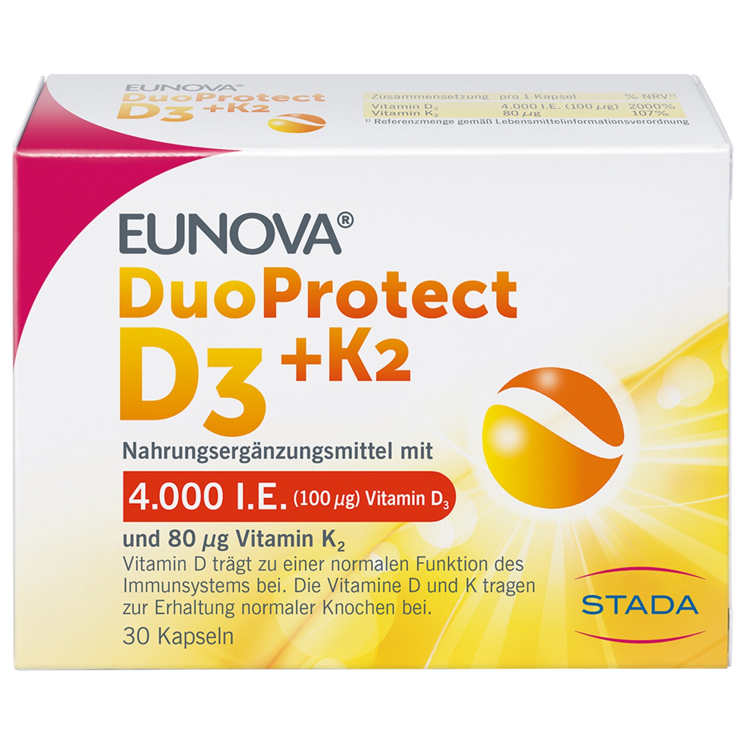 DuoProtect D3+K2 4000 I.E./80 μg Kapseln