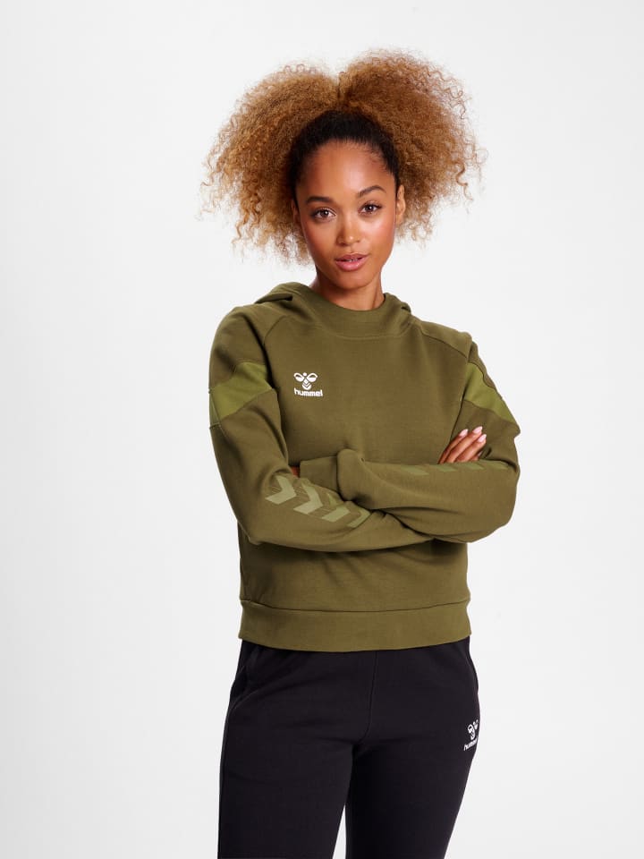 Hummel Hummel Kapuzenpullover Raglanärmel Hmltravel Damen in MILITARY OLIVE günstig kaufen