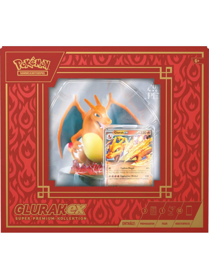 Pokémon Pokémon Glurak-ex Super Premium Kollektion in Mehrfarbig ab 6 Jahre günstig kaufen onesize