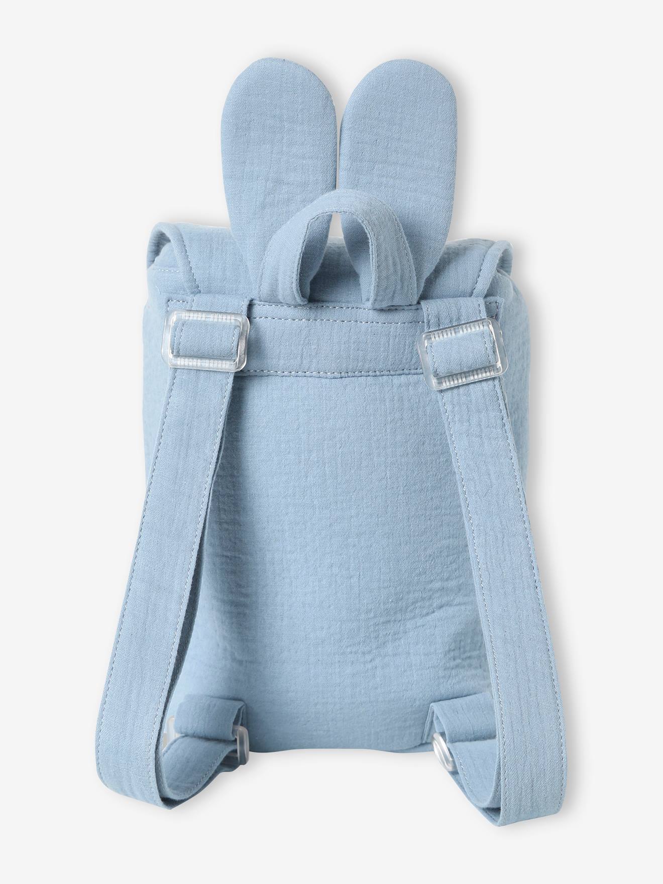 Sac à dos personnalisable en gaze de coton vieux rose