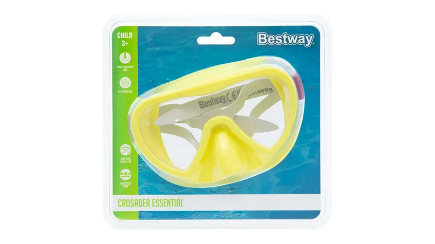 Bestway - Crusader Essential™ Tauchmaske ab 3 Jahren, sortiert