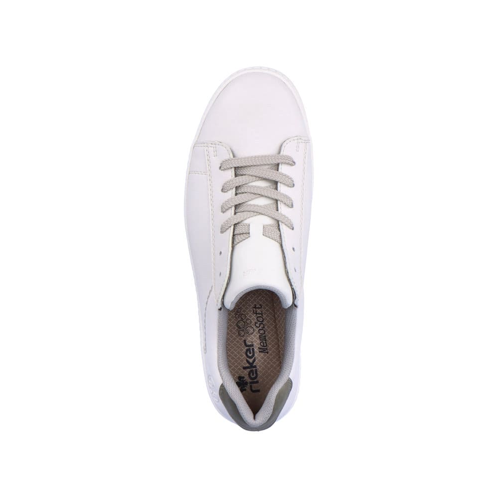 Rieker Herren Sneaker Low cremeweiß