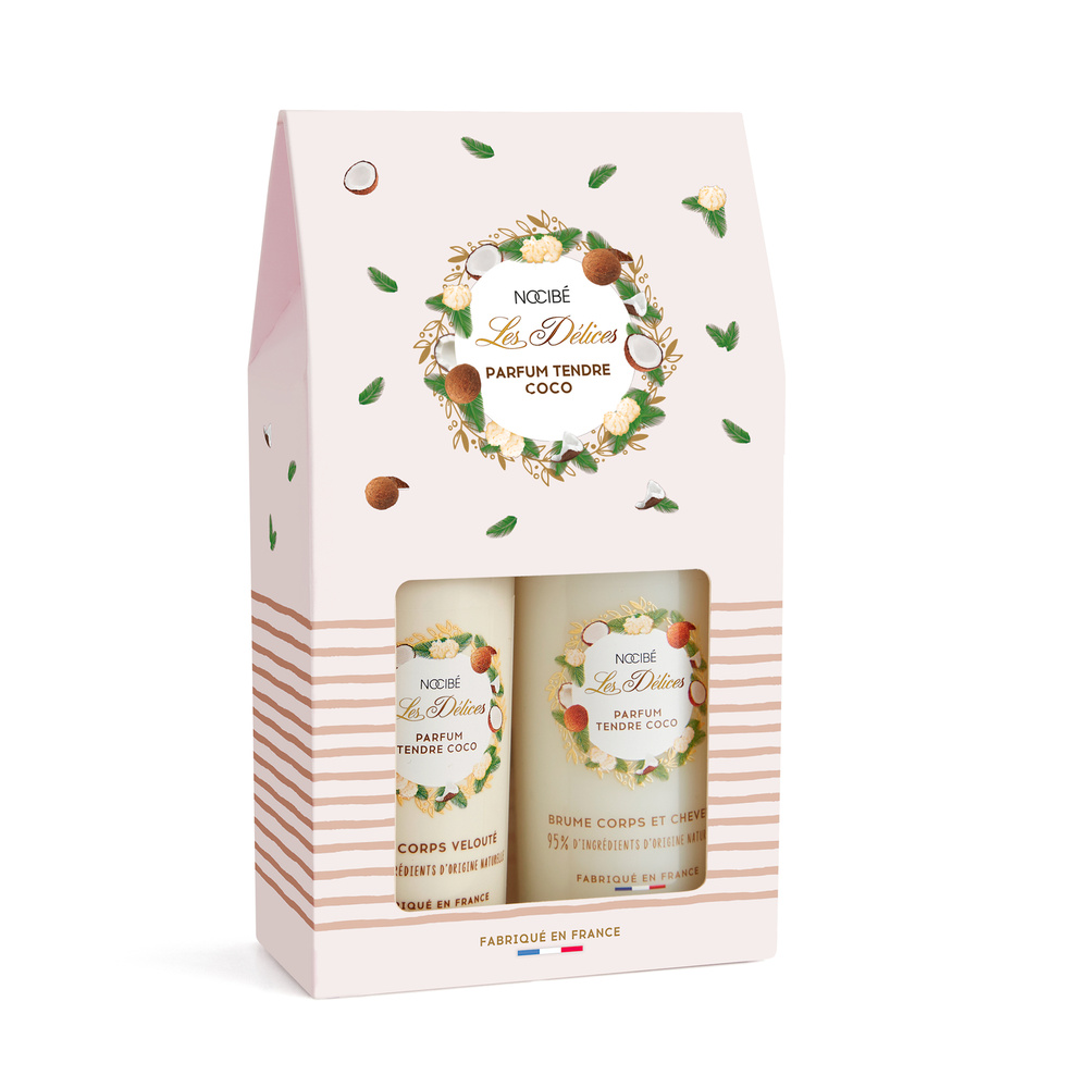 Nocibé Les Délices - Tendre Coco Coffret Gel Douche & Brume