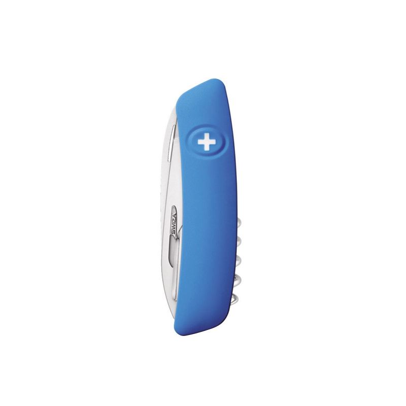 Swiza D09 Blau, multifunktionales Schweizer Taschenmesser