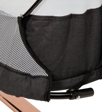 BabyGo Beistellbett Vivaldi, schwarz/gold