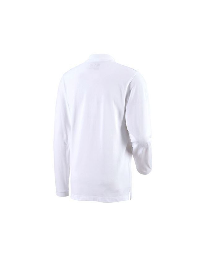 e.s. Longsleeve-Polo cotton Pocket