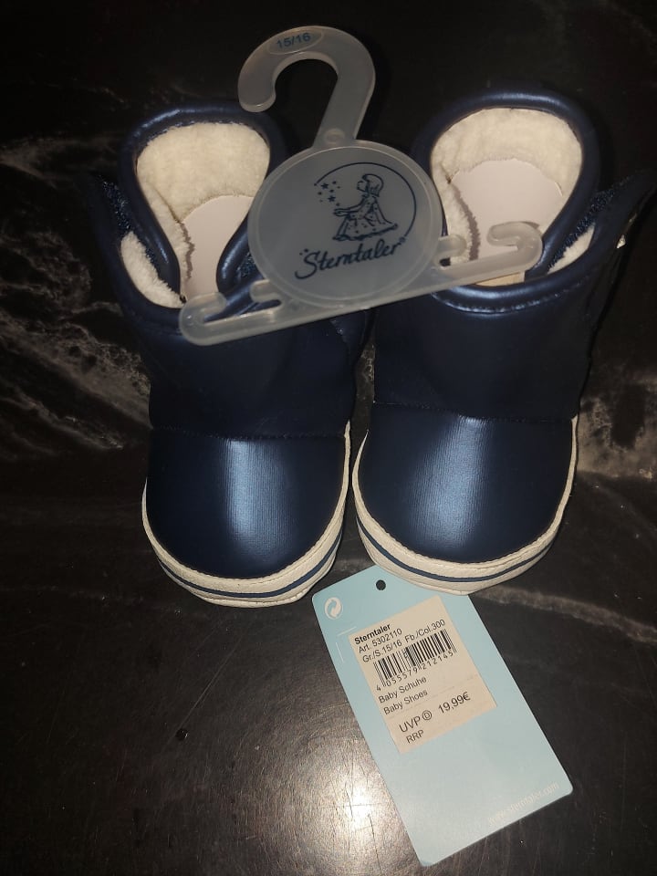 Sterntaler Krabbelschuhe in Dunkelblau günstig kaufen 15/16