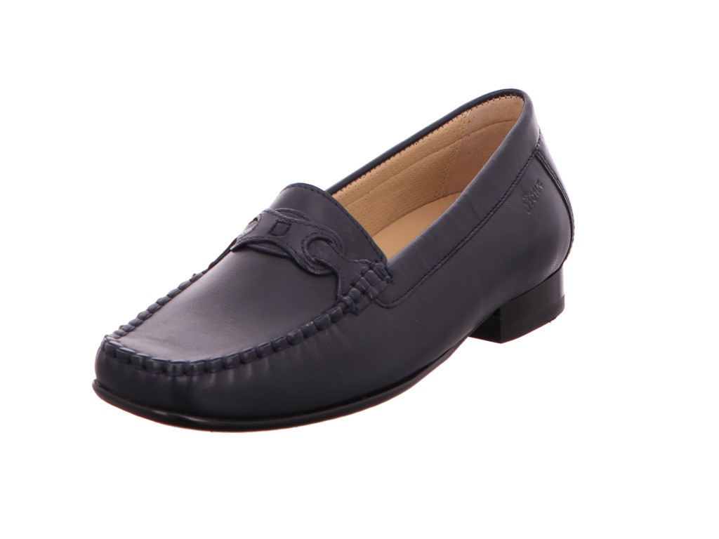 SIOUX Sportliche Slipper blau