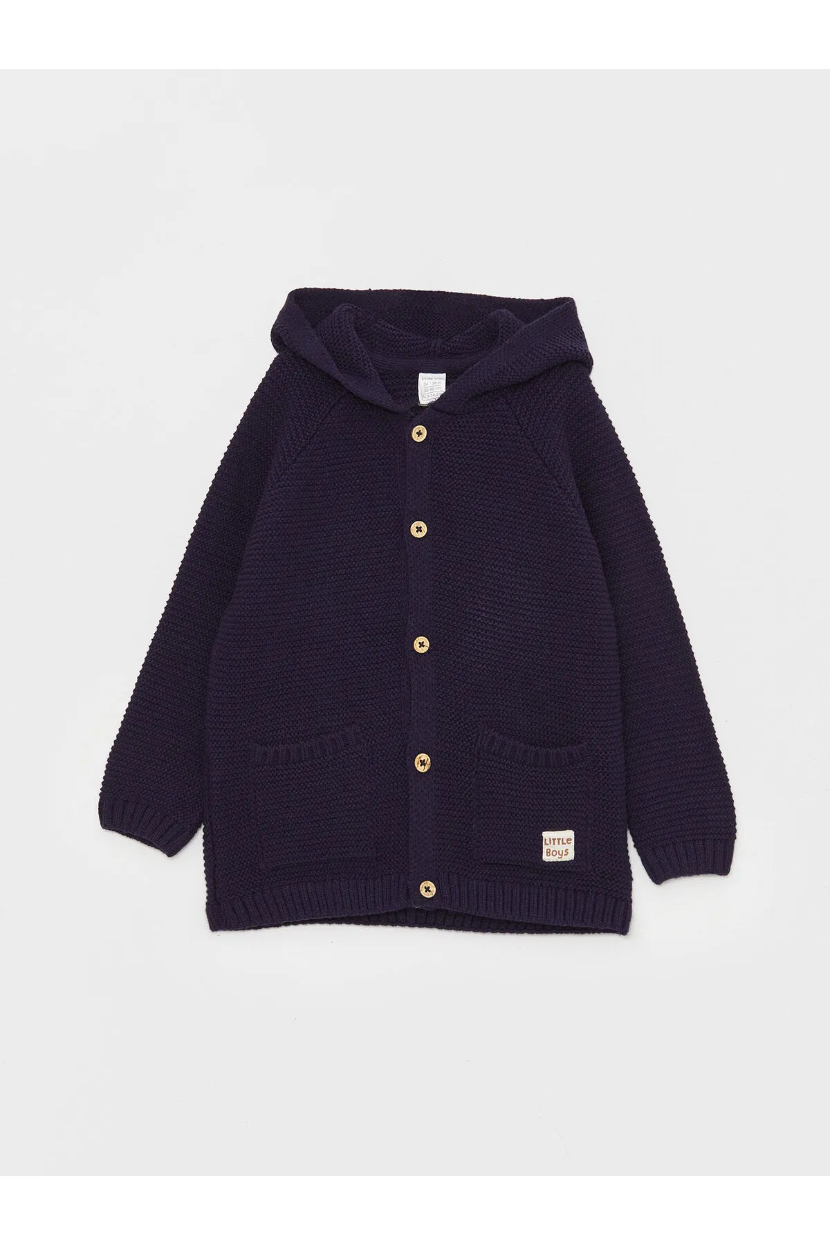 LC Waikiki  LCW Baby-Strickjacke mit Kapuze und langen Ärmeln für Babys