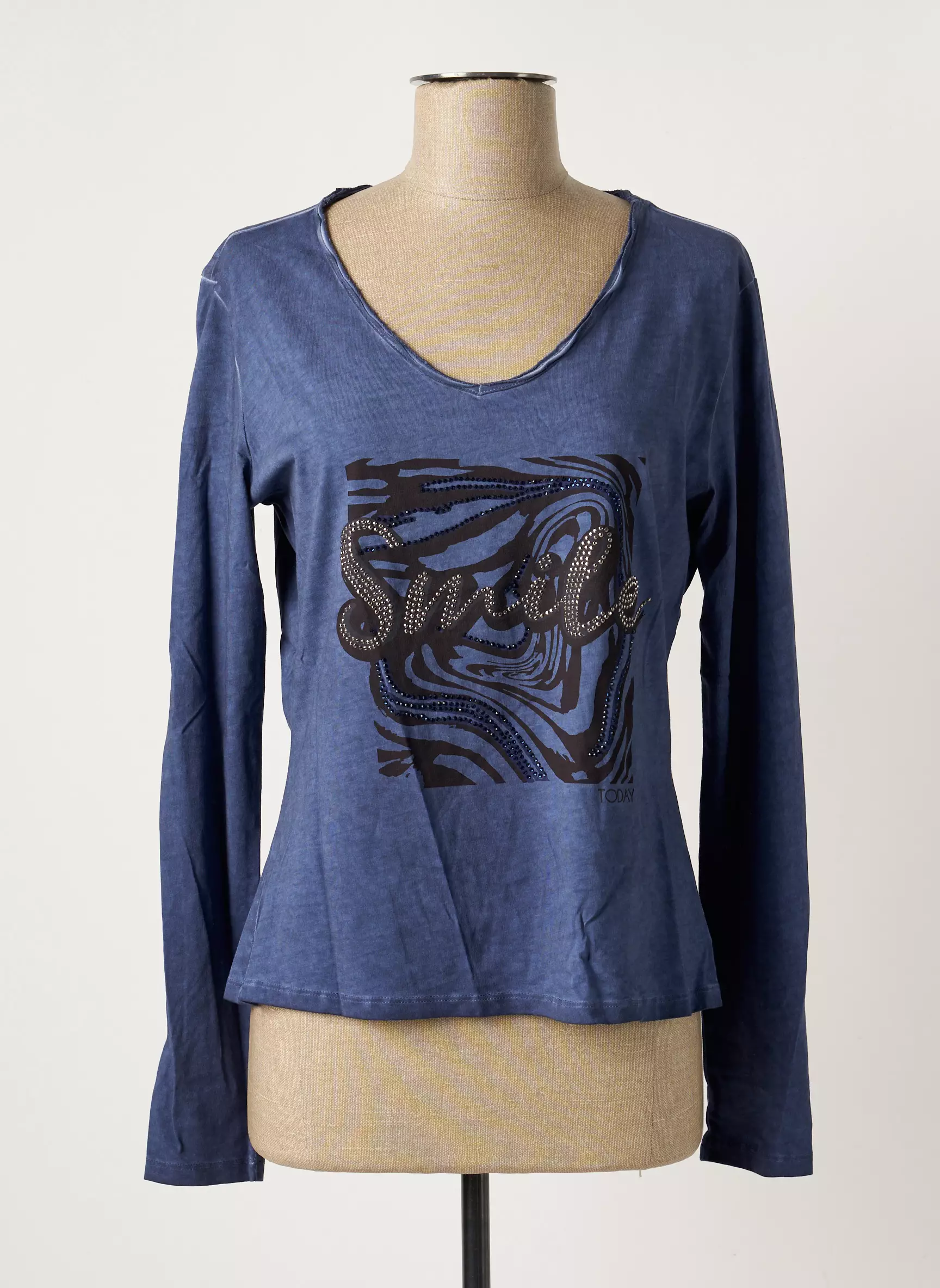 Eva Kayan Tshirts Femme couleur bleu