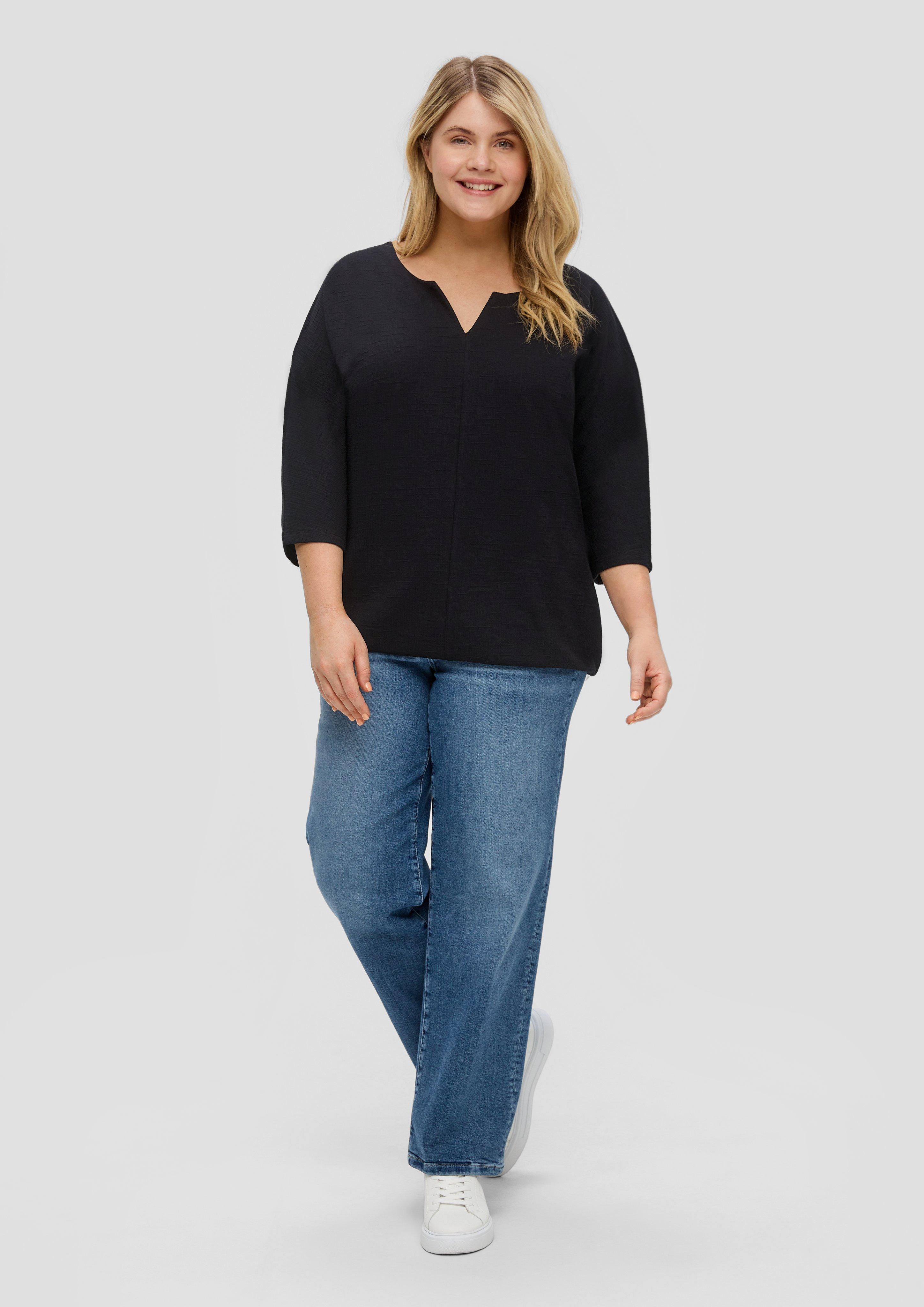 O-Shape-Bluse mit bequemem Gummizug  2149235-9999
