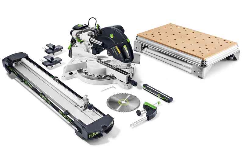 Festool 576663 KS120REB-Set-MFT miter pull saw + 5-year dealer warranty!