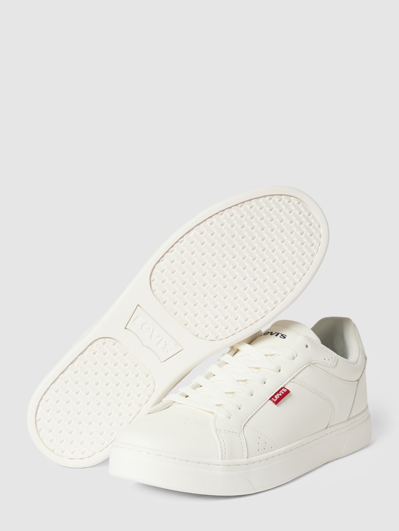 Sneaker mit Label-Details Modell 'RUCKER' in weiß