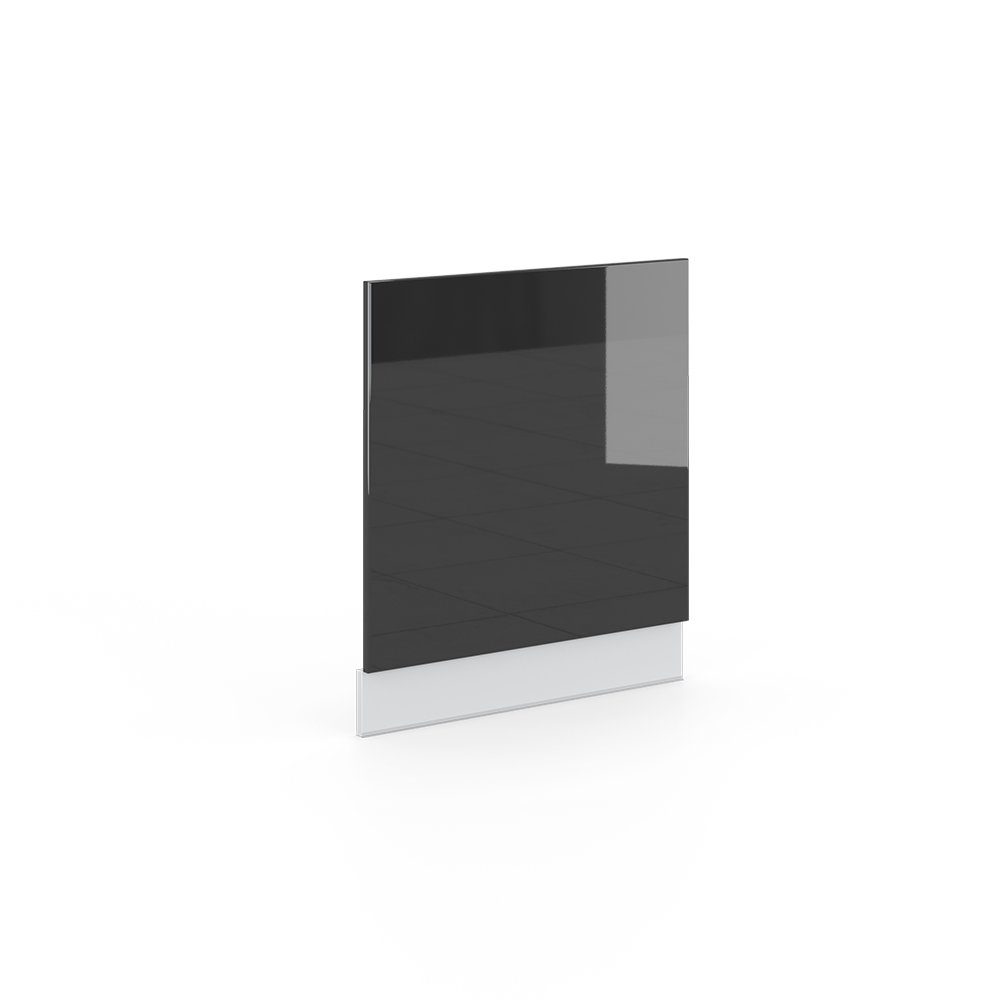 Vicco Frontblende Geschirrspülerblende Fame-Line 60 cm Weiß Anthrazit Hochglanz