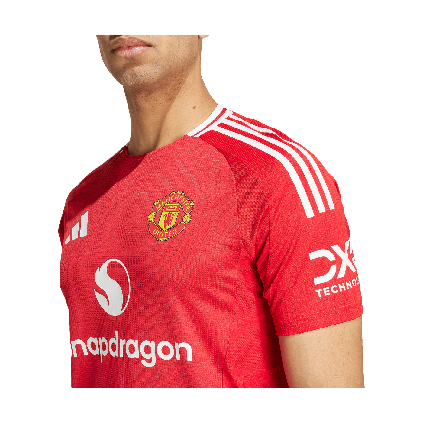 adidas Manchester United Auth. Trikot Home 2024/2025 Rot