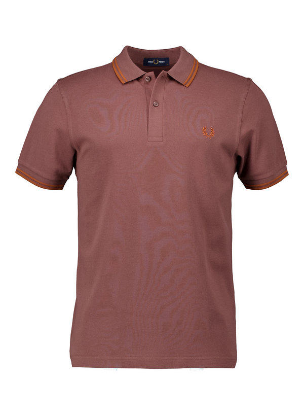 Fred Perry, Polo-Shirt, Baumwoll-Piqué, aubergine