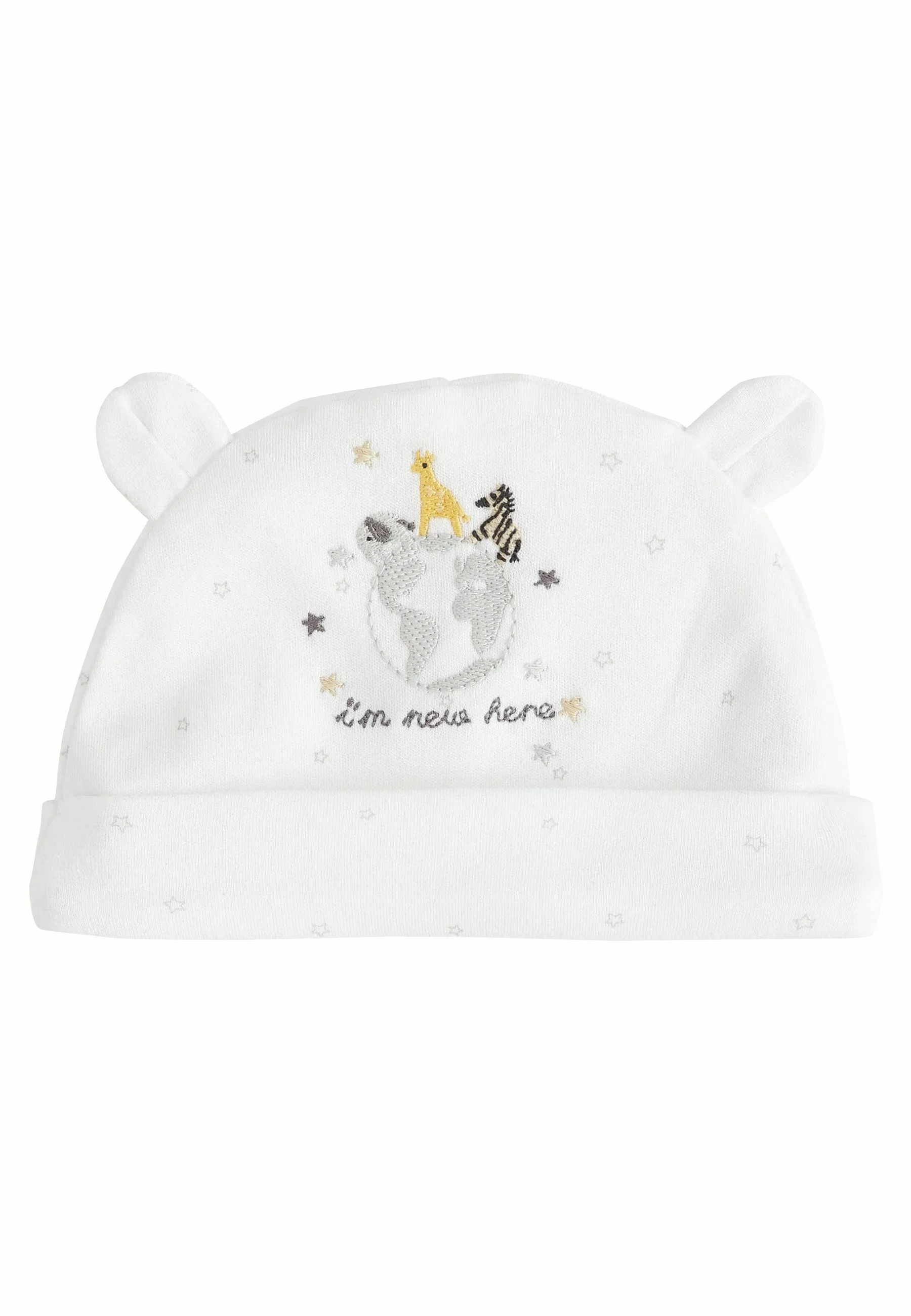 Siguiente CONJUNTO DE PIJAMA Y GORRO ¡SOY NUEVO AQUÍ! - Mono