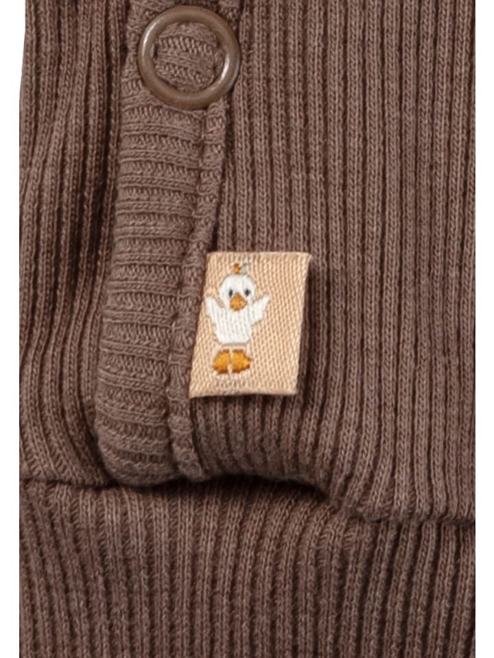 Sterntaler Strampler Rippjersey in braun günstig kaufen