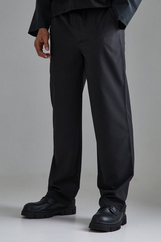 Smarte leichte Hose mit Kordelzug