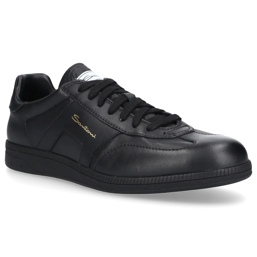 Santoni - Sneaker low 21975 Kalbsleder - schwarz