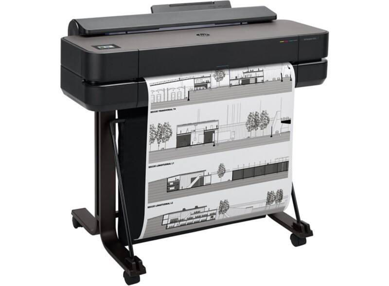 HP Designjet T650 Farb Tintenstrahl Großformatdrucker DIN A1 Schwarz